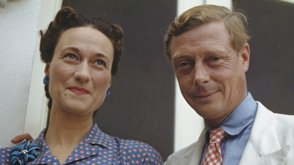 Wallis Simpson and King Edward VIII smirking
