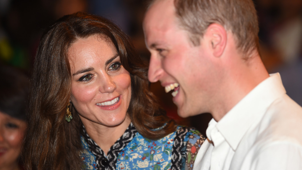 Kate Middleton and Prince William laughing