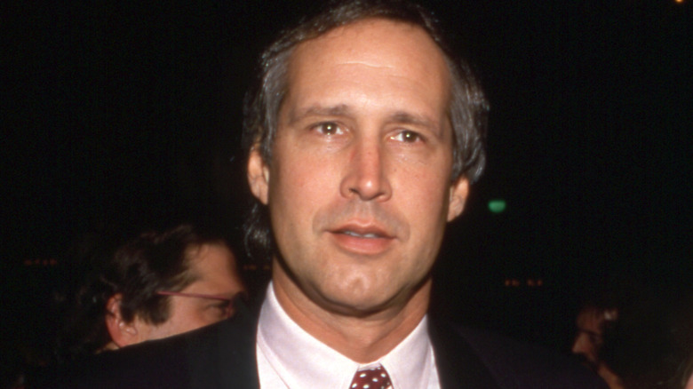 Chevy Chase gazing away