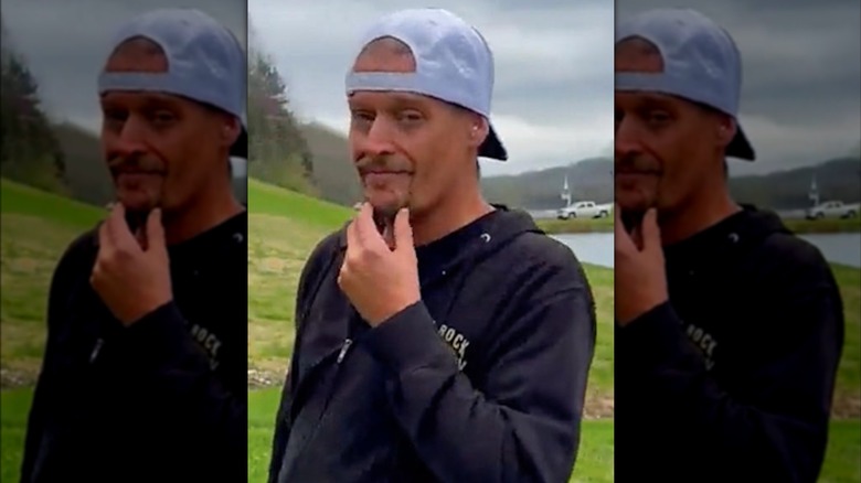 Kid Rock in a screenshot from his Facebook video