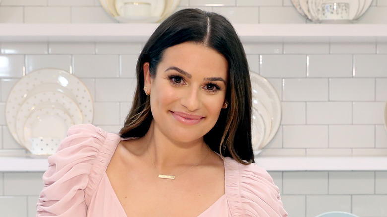 Lea Michele smiling