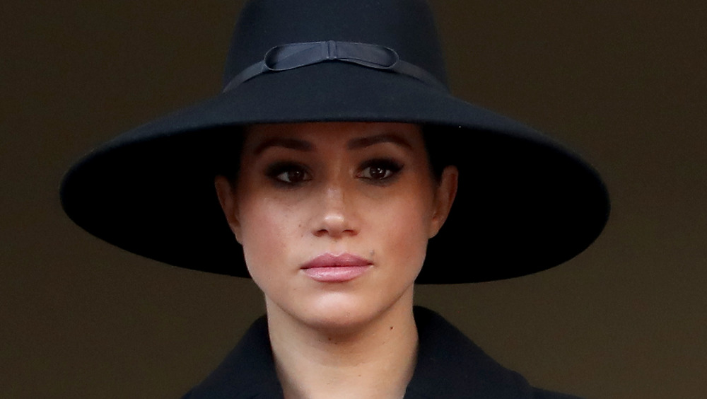 Meghan Markle at Remembrance Sunday in 2019