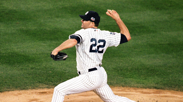 Roger Clemens during 2000 World Series