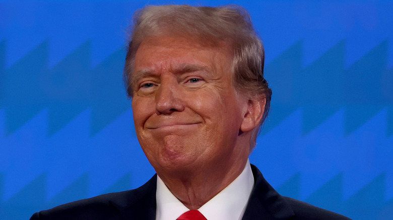 Donald Trump smiling