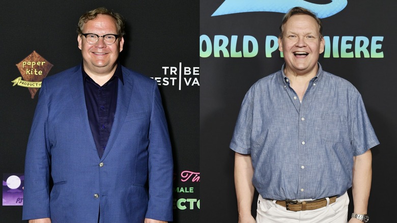 Andy Richter before and after Dancing with the Stars