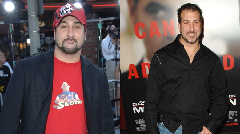 Joey Fatone before and after Dancing with the Stars