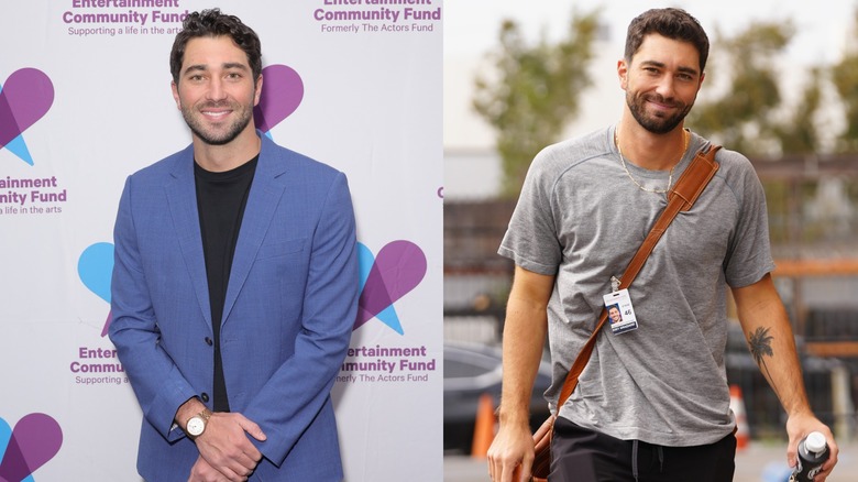 Joey Graziadei before and after Dancing with the Stars