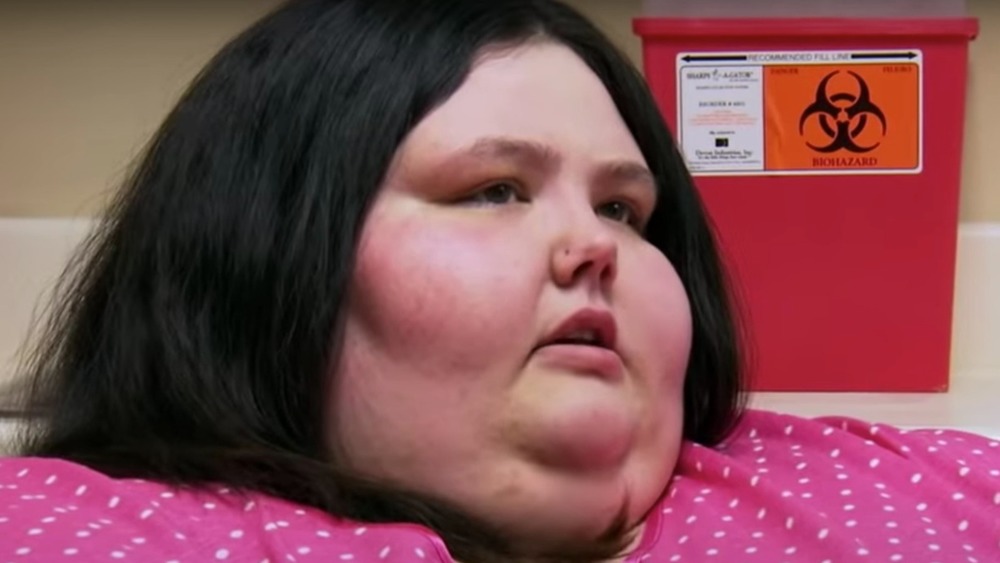Christina Phillips at a dr. appointment on My 600-LB Life 