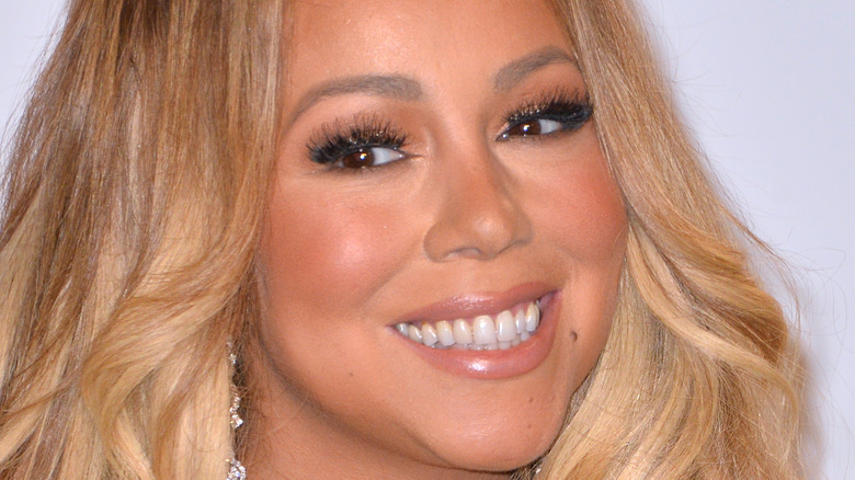 Mariah Carey smiling