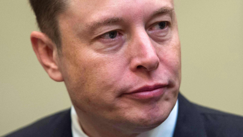 Elon Musk looking glum 