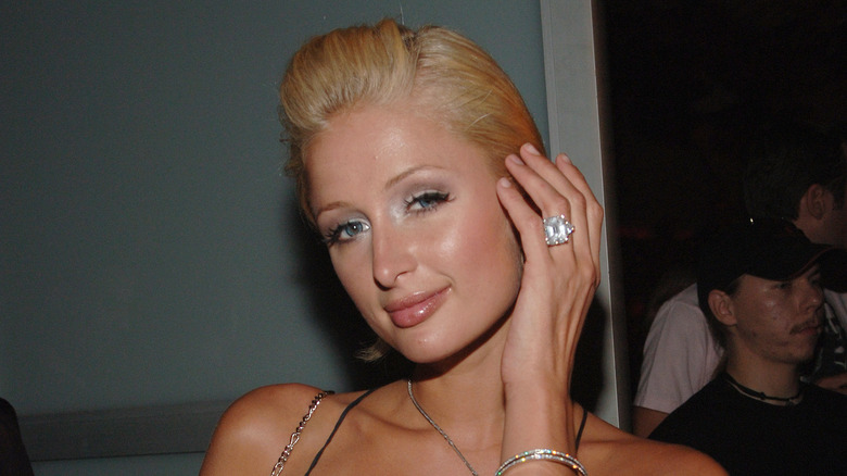 Paris Hilton smiling