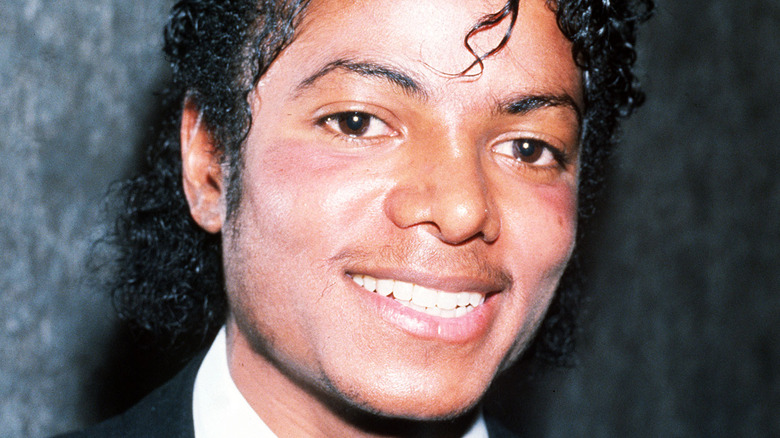 Michael Jackson smiling