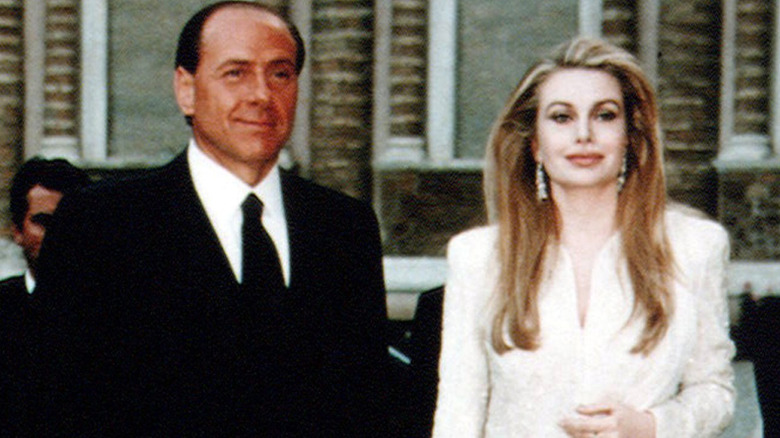 Italian PM Silvio Berlusconi with ex-wife Veronica Lario