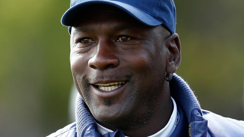 Michael Jordan smiling