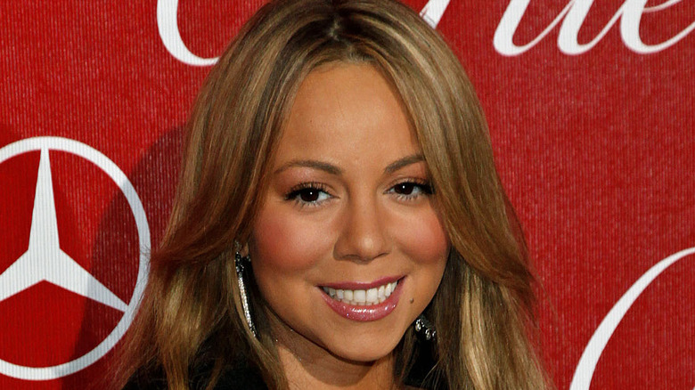 Mariah Carey smiling