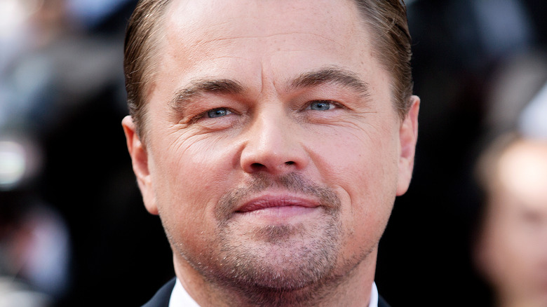 Leonard DiCaprio looking at camera