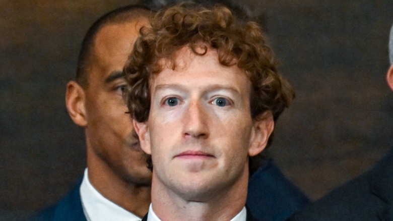 Mark Zuckerberg in curly hair
