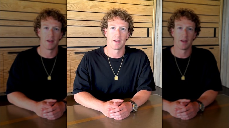 Mark Zuckerberg displays a Greubel Forsey watch