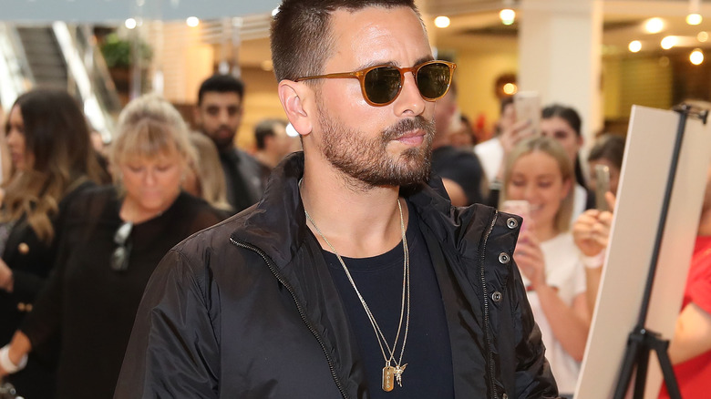 Scott Disick walking