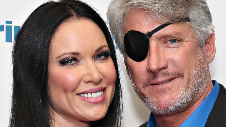 LeeAnne Locken posing with Rich Emberlin