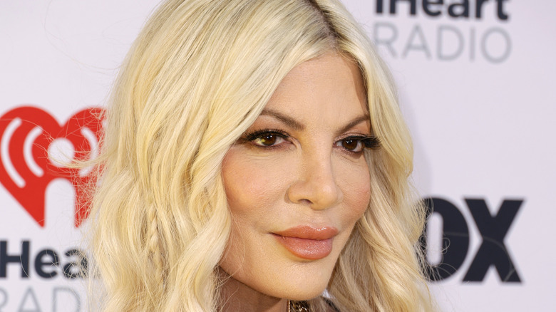 90210 alum Tori Spelling on the red carpet
