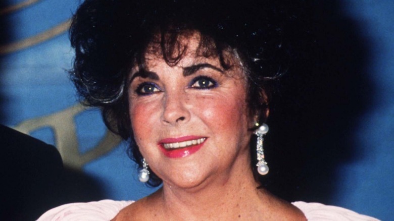 Elizabeth Taylor smiling