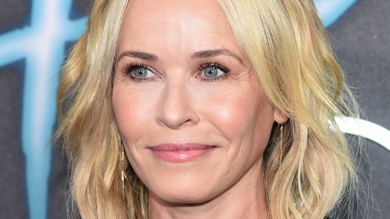 Chelsea Handler half smiling