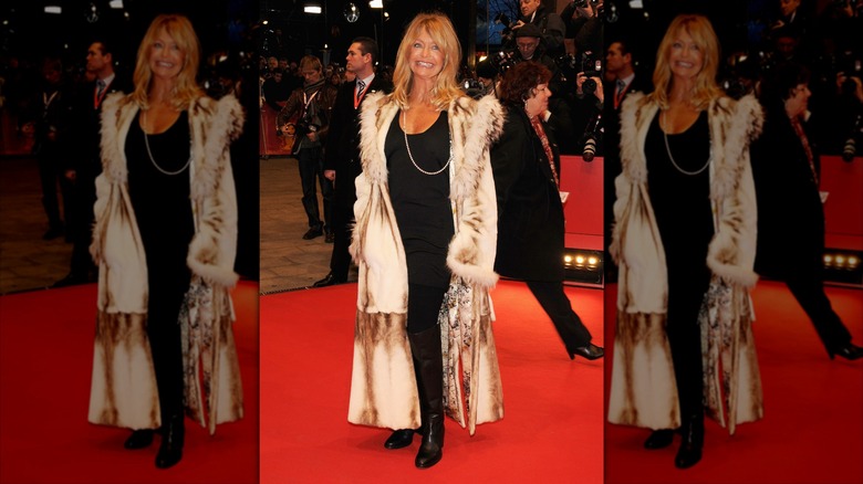 Goldie Hawn posing at the 2008 Berlin Film Festival