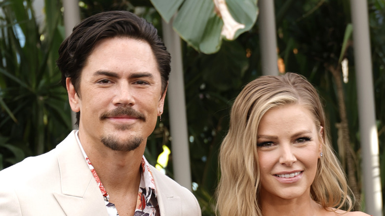 Ariana Madix and Tom Sandoval smile