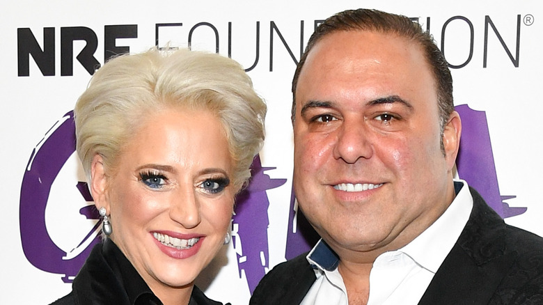 Dorinda Medley and John Mahdessian smiles