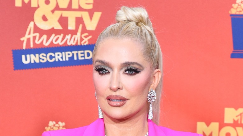 Erika Girardi pink dress updo