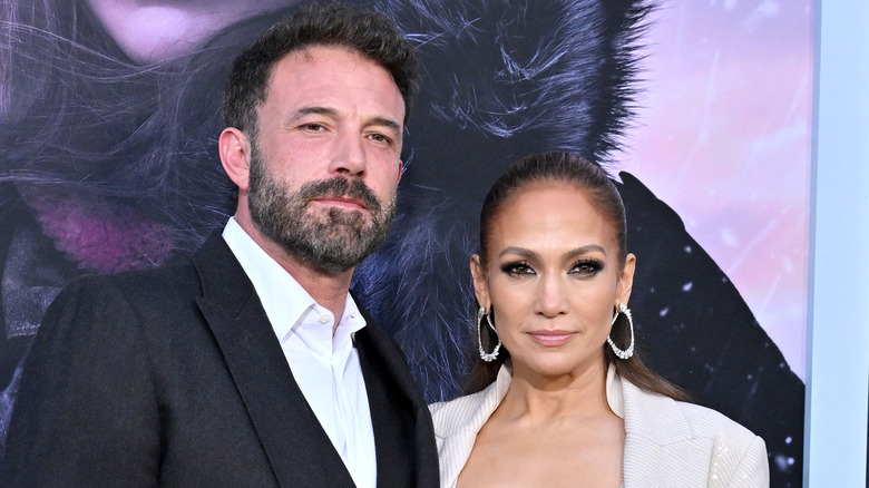 Jennifer Lopez and Ben Affleck posing