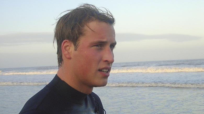 Prince William surfing in 2004