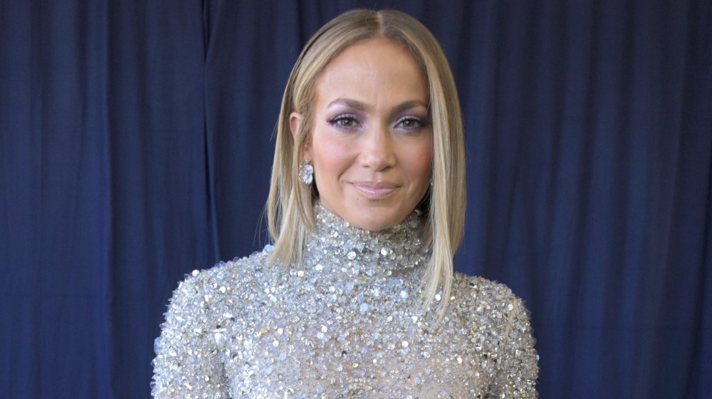 Jennifer Lopez in sequinned dress