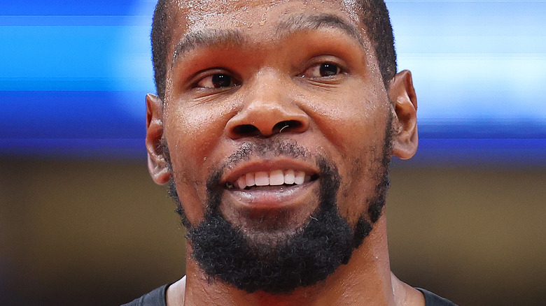 Kevin Durant smiling