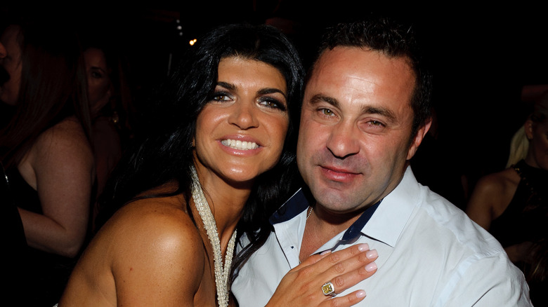 Teresa and Joe Giudice pose together