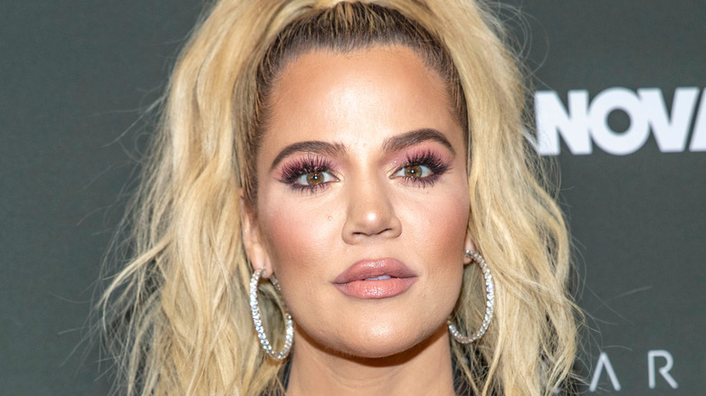 Khloe Kardashian posing for a photo