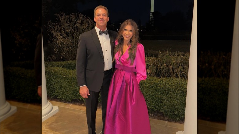 Bryon Noem and Kristi Noem posing for photo