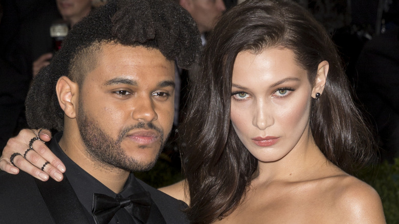 The Weeknd with Bella Hadid