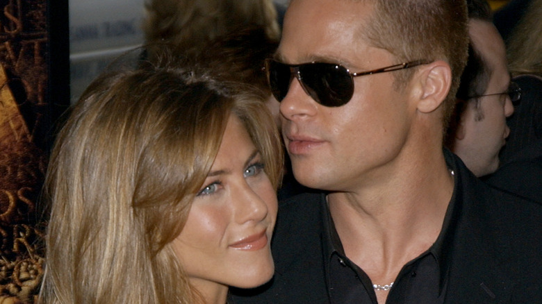 Jennifer Aniston and Brad Pitt