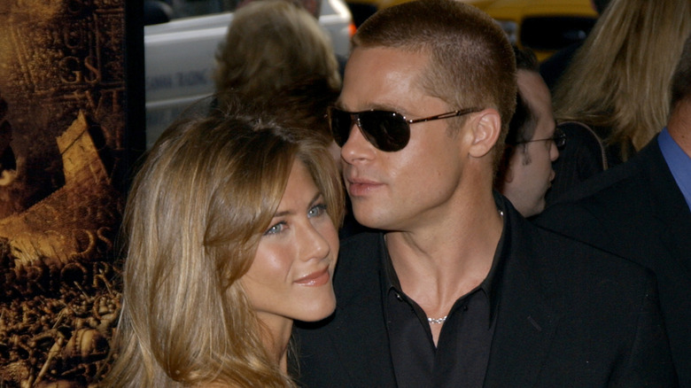 Jennifer Aniston and Brad Pitt