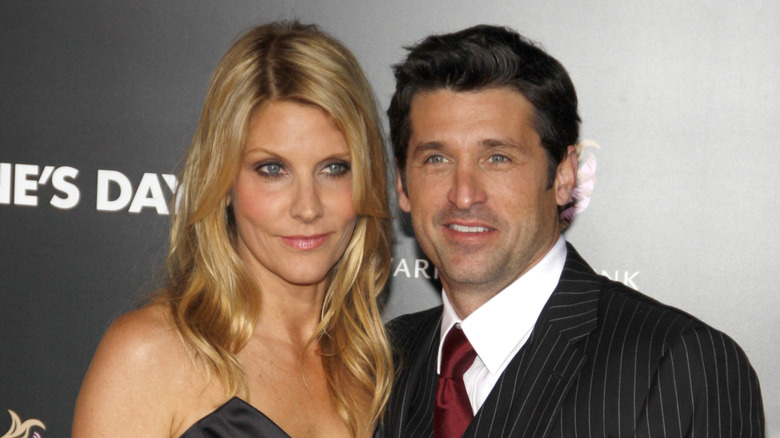 Jillian Fink with husband Patrick Dempsey