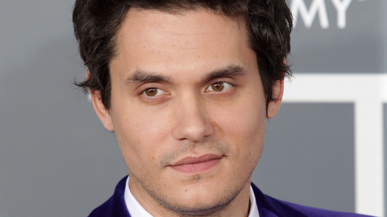 John Mayer smirking