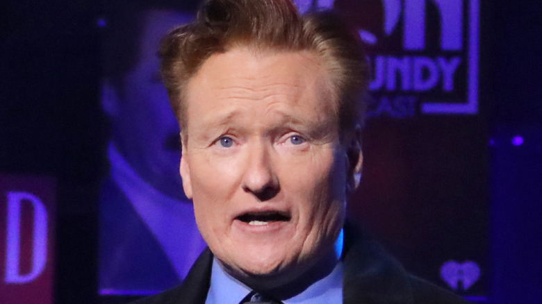 Conan O'Brien looking worried