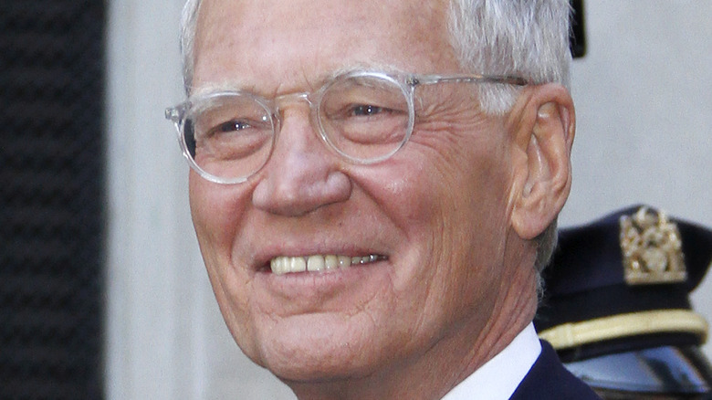 David Letterman smiling