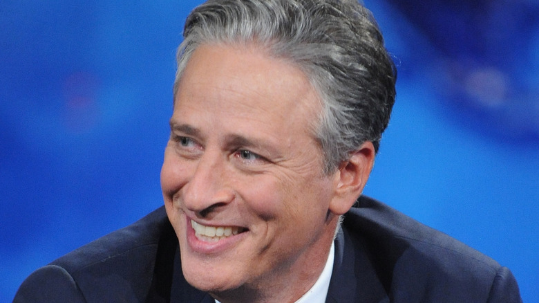 Jon Stewart smiling