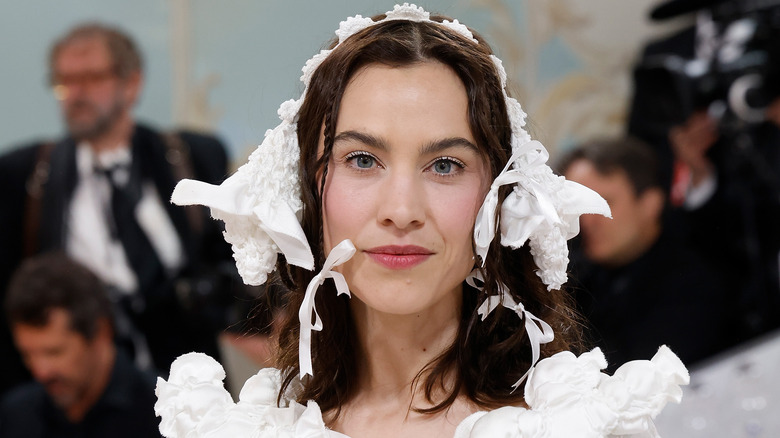 Alexa Chung white outfit Met Gala