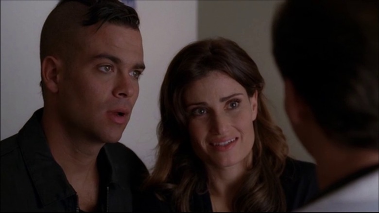 Puck and Shelby on Glee
