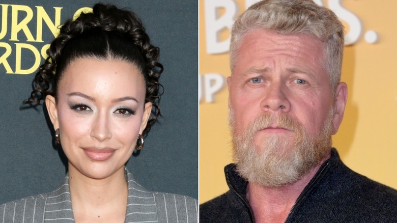 Rosita and Abraham in The Walking Dead