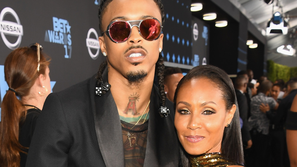August Alsina and Jada Pinkett Smith on red carpet together